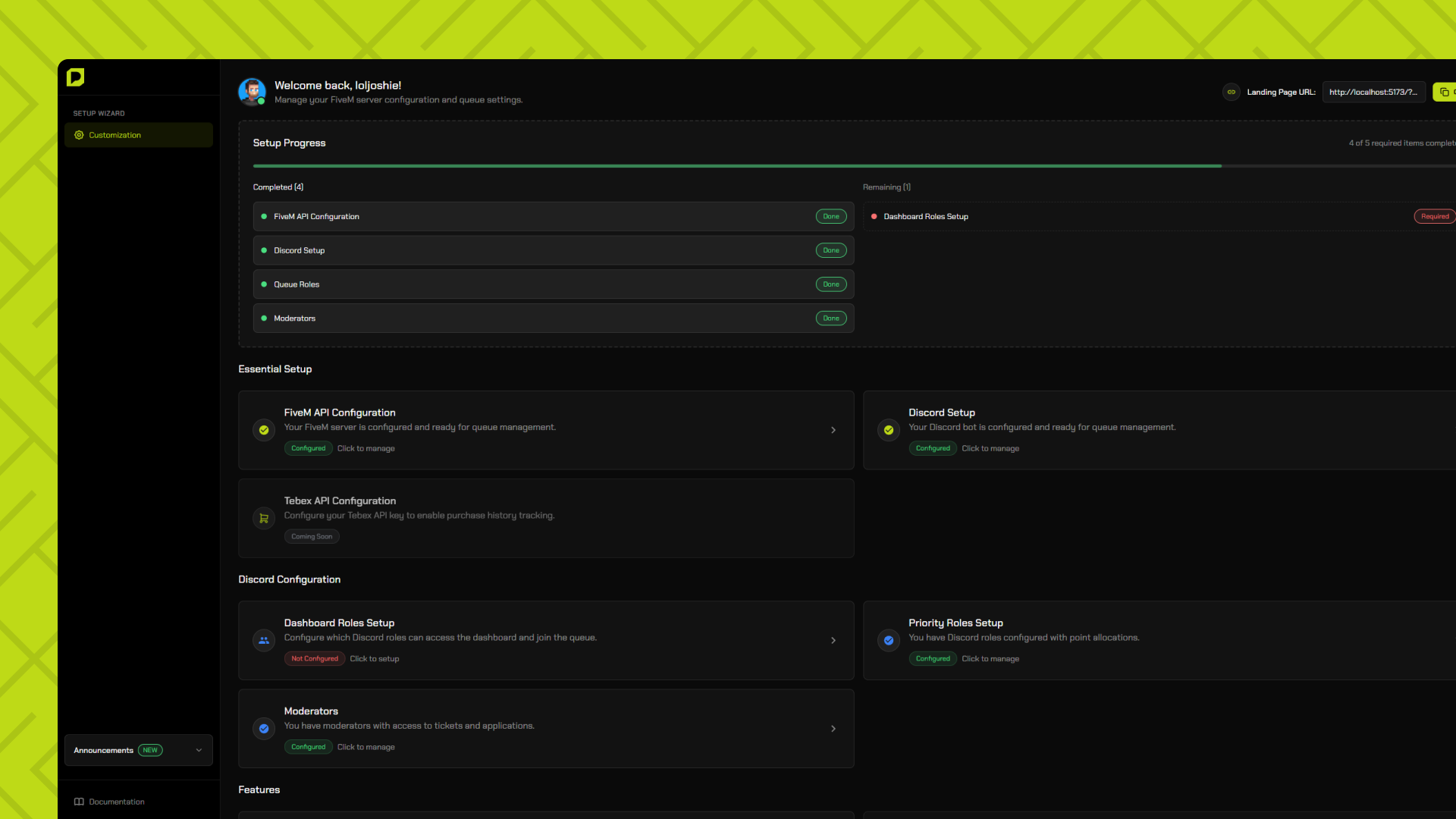 Dashboard